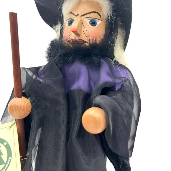 Christian Ulbricht Wicked Witch Nutcracker Ltd Ed 853/5000 German Halloween Oz - Picture 13 of 14